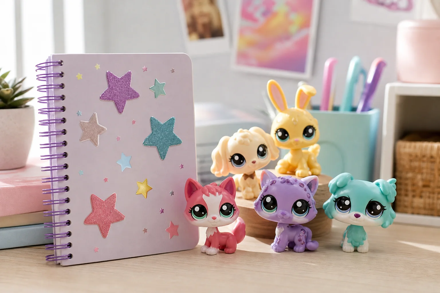 Avis Fingerlings sur fond studio coloré