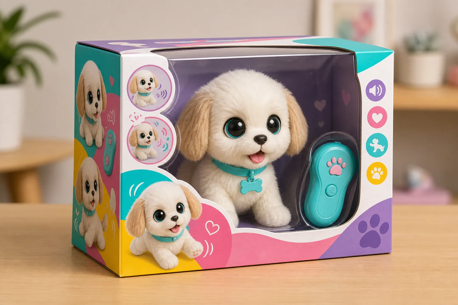 Bizak Fingerlings sur fond studio coloré