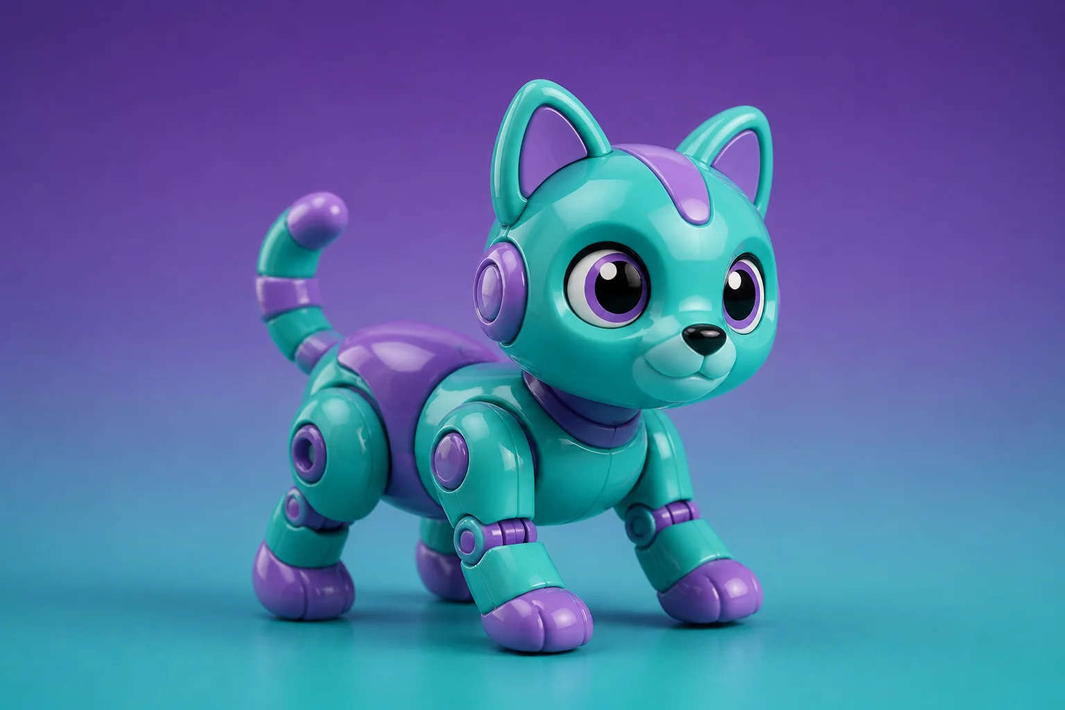 Monkey Fingerlings sur fond studio coloré